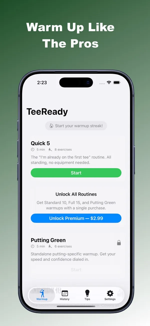 TeeReady screenshot