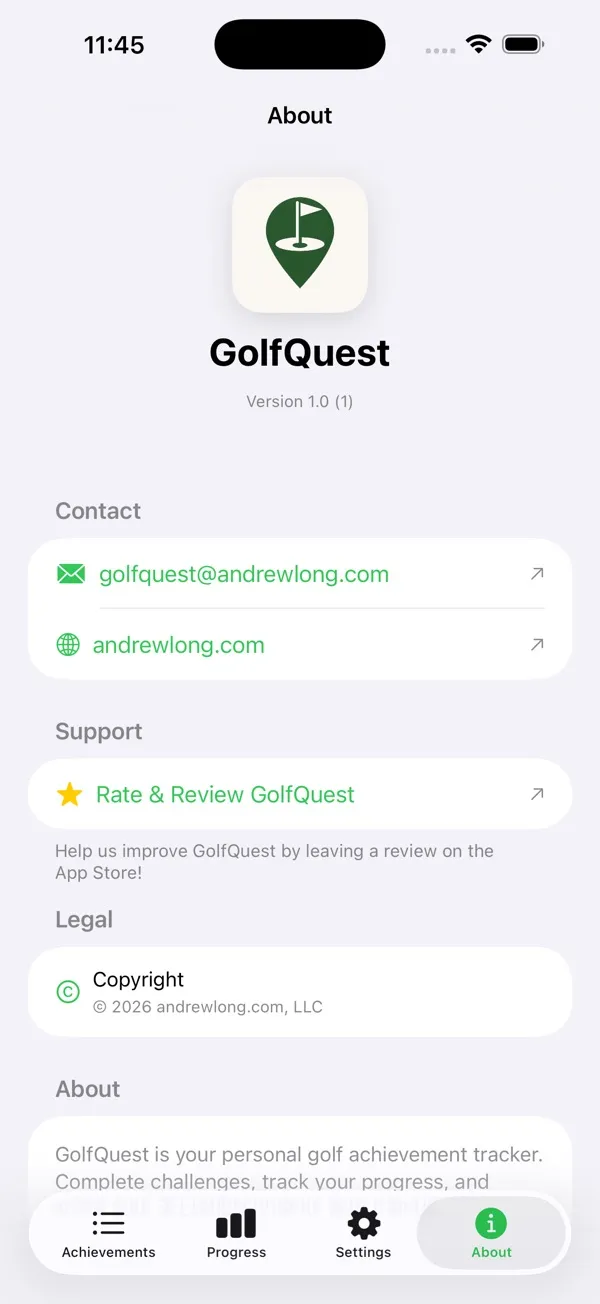 GolfQuest screenshot 5