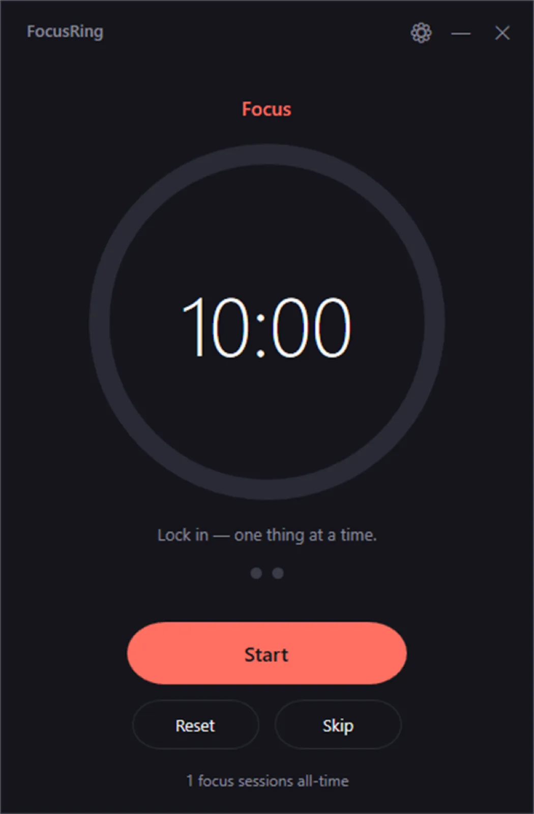 FocusRing screenshot